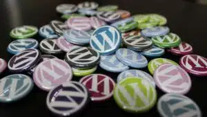 wordpress, badges, buttons