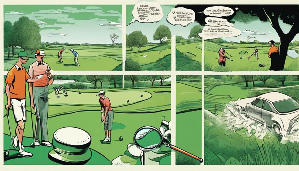 Schlechte Golf Club Webseiten Werbetexte: Überbetonung von SEO auf Kosten der Lesbarkeit