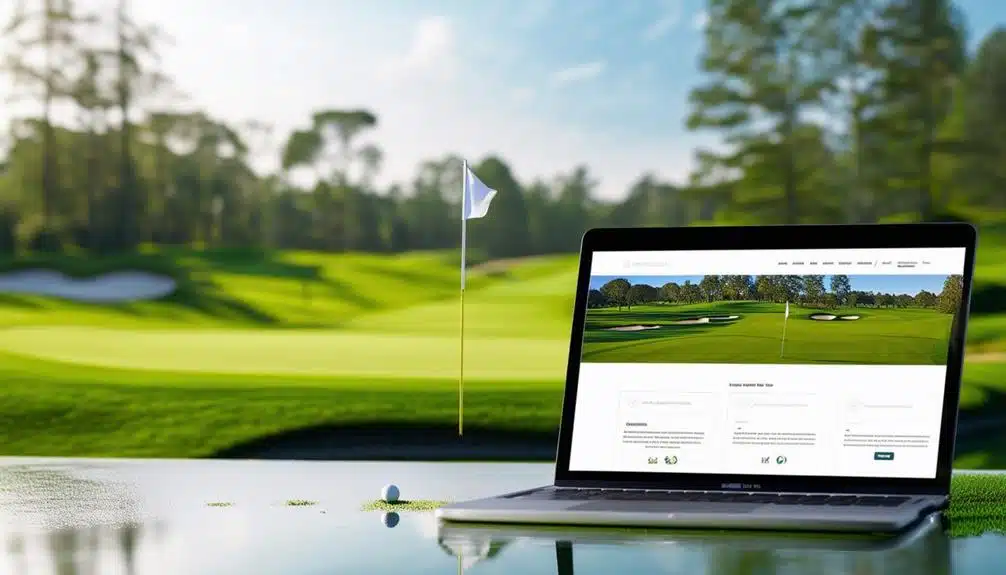 Erfolgreiche Webseite für Eine den Golf Club