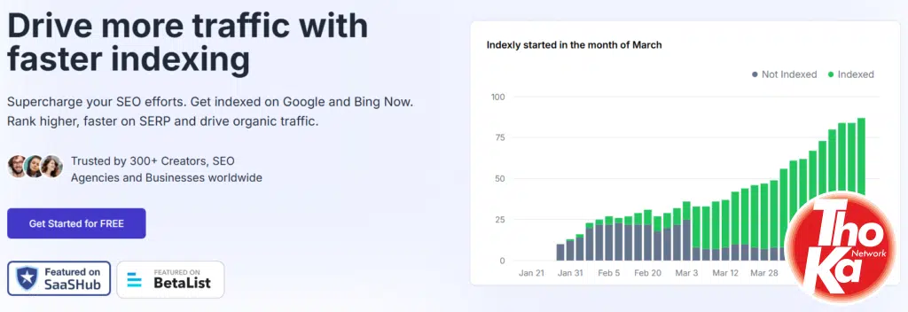 Jetzt bei Google und Bing sofort indexiert werden. Höher und schneller in den SERPs ranken und organischen Traffic erzeugen.