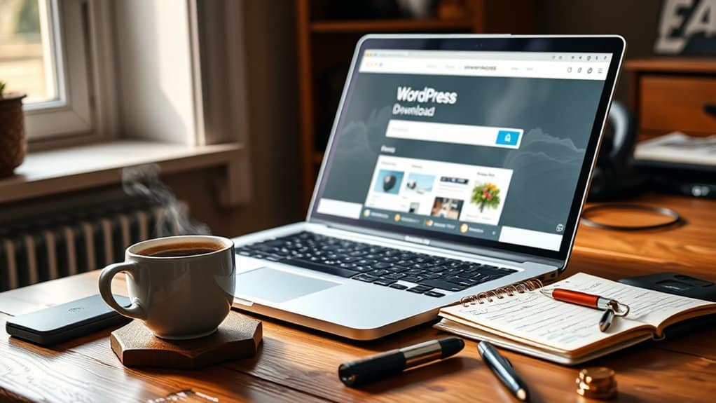 WordPress-Installationsdatei herunterladen