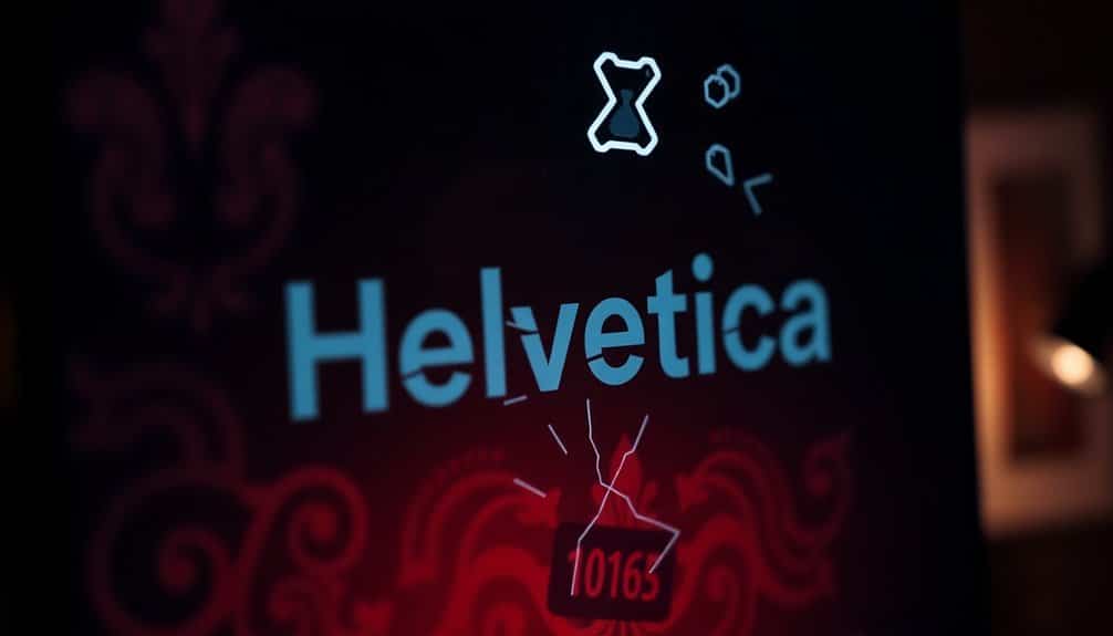 Schriftart-Korrektur-Leistungseffekte