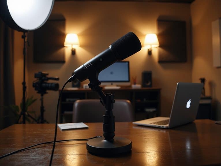 professionelles Podcast-Aufnahme-Setup