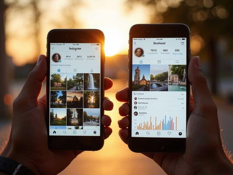 Instagram-Kontotypen wechseln