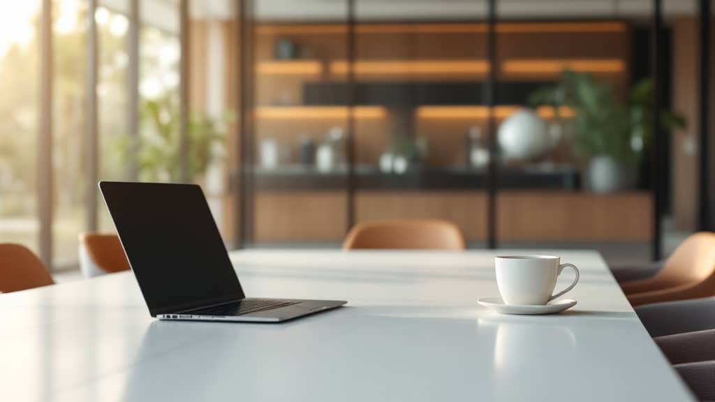 Vorbereiteter Arbeitsplatz für ein Sicherheitsupdate